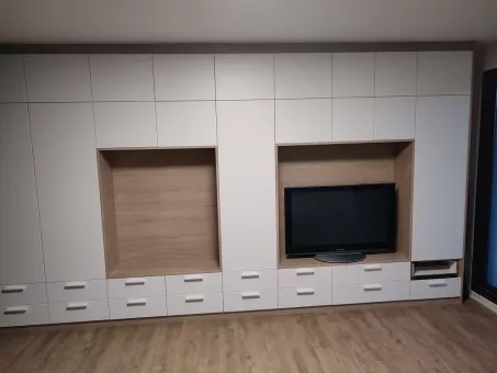 Pose agencement chambre et salon - Photo 4